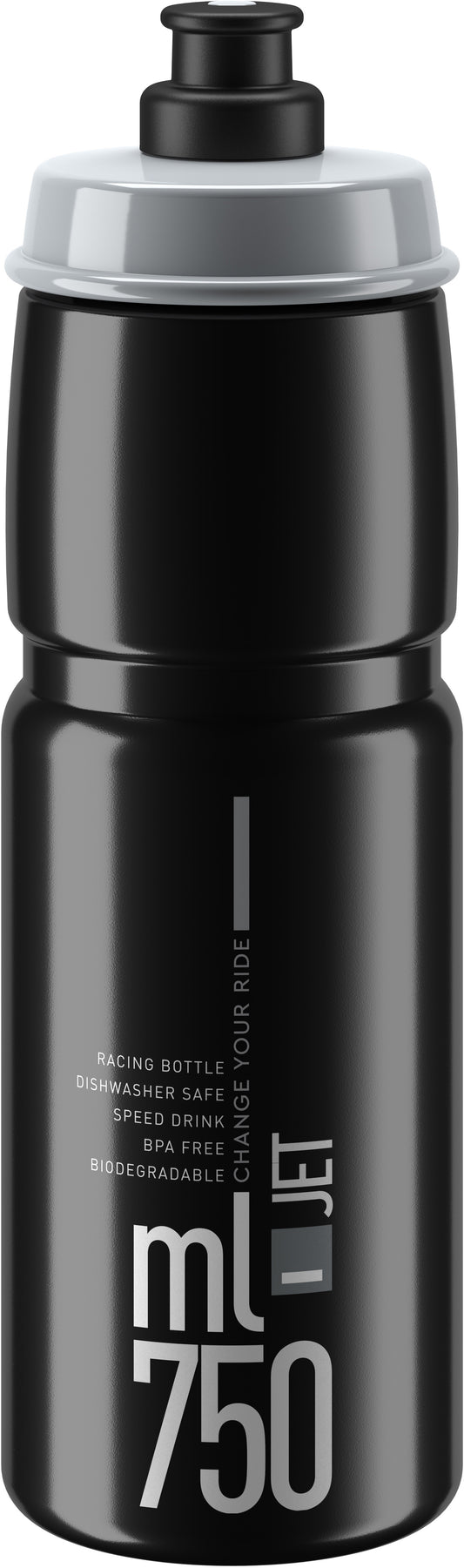 Elite Jet Black/Grey 750ml