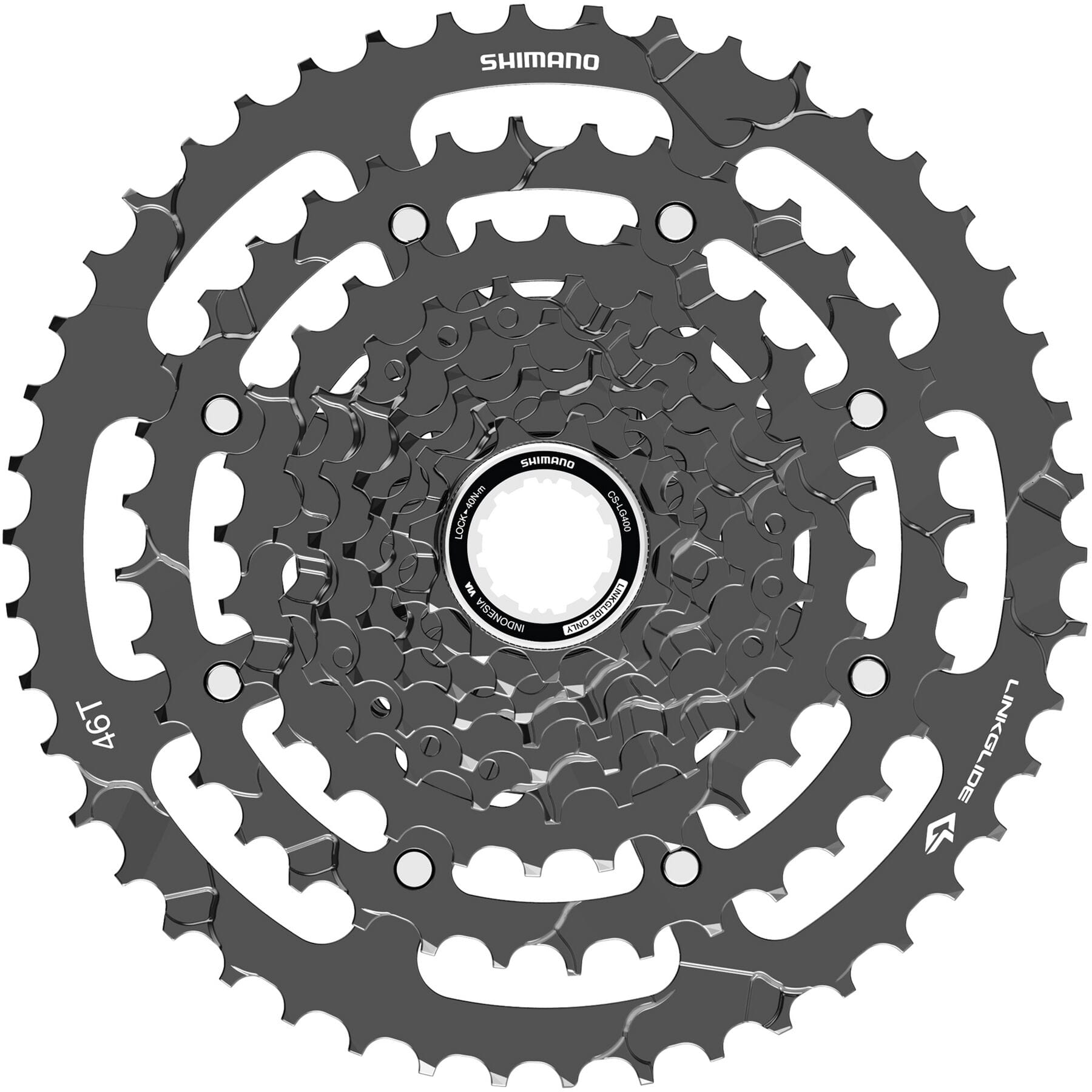 Cs-lg400-9 Cues Link Glide Cassette, 9-speed, 11 - Shimano