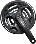 FC-M311 Altus square taper chainset, 48/38/28T, with chainguard, 170 mm