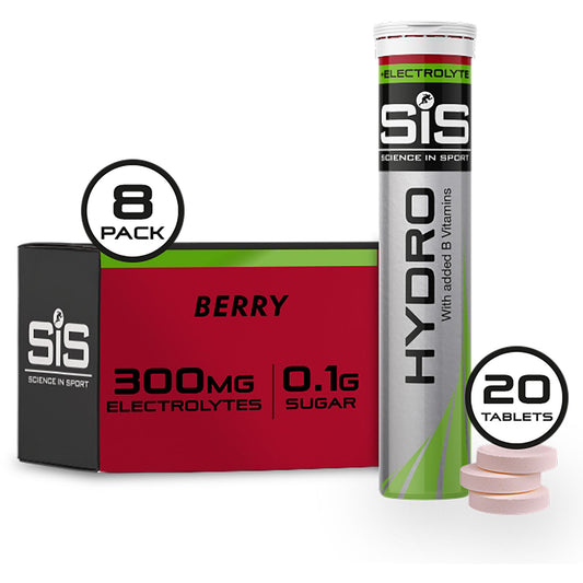 SIS GO Hydro Tablet - 8 tubes - berry