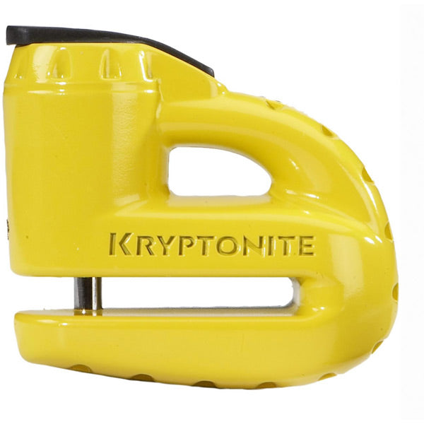 Keeper 5-s Disc Lock - With Reminder Cable - Yellow Kryptonite