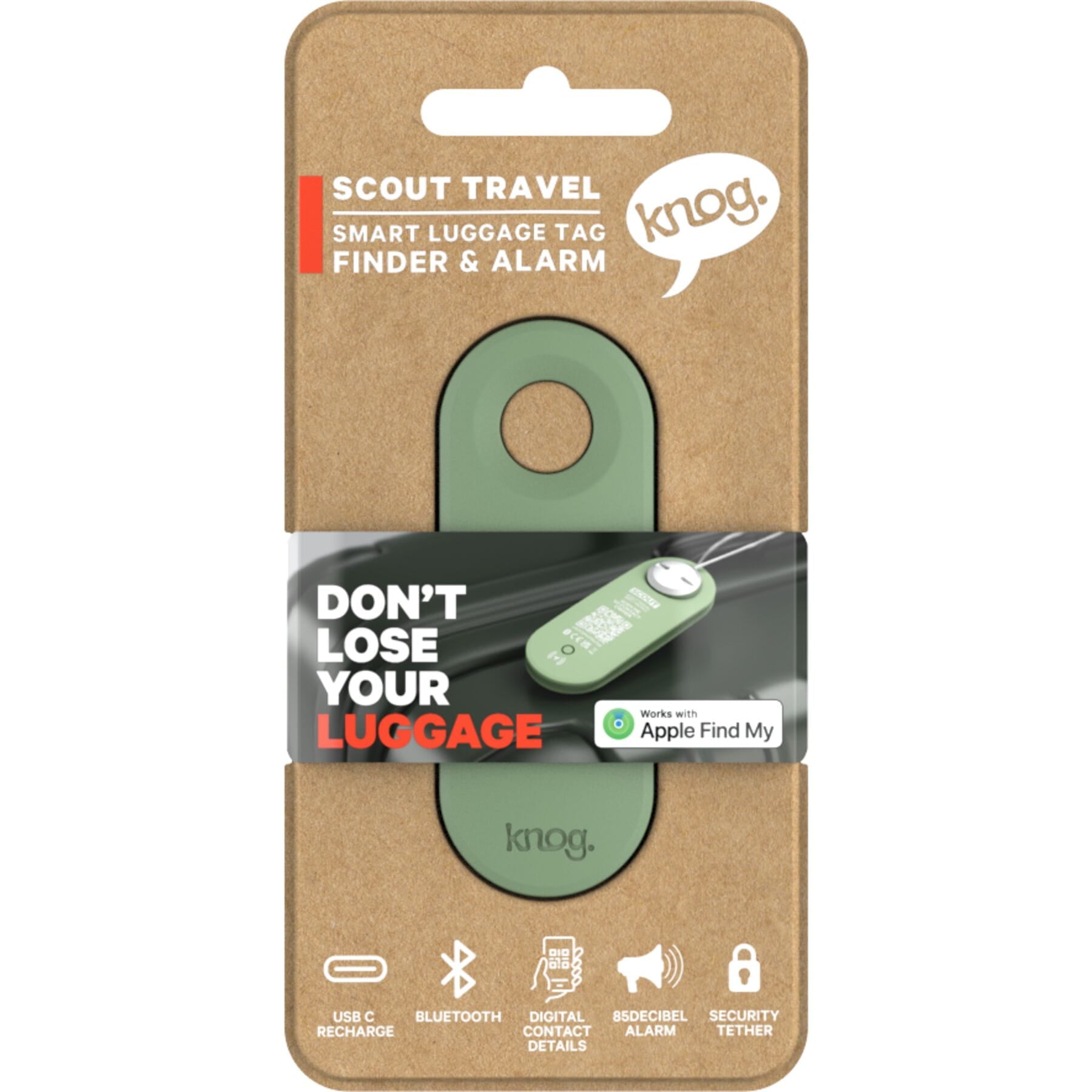 Knog Scout Travel Luggage Alarm and Finder