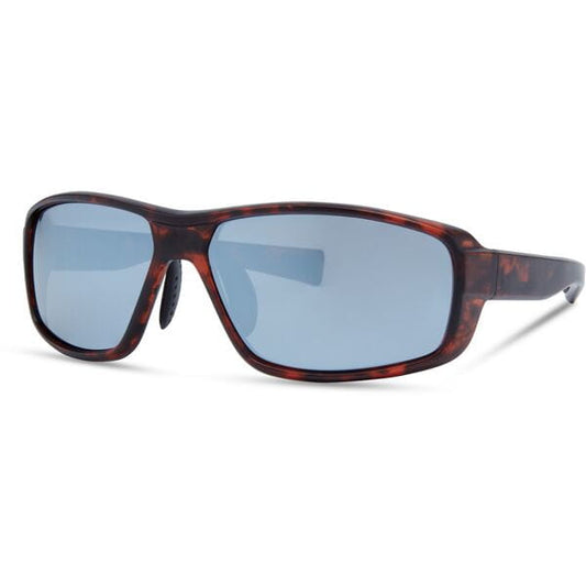 Target Brown Tortoise Shell Sunglasses - Silver Mirror Lens