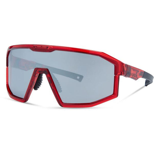 Enigma Sunglasses - 3 Lens pack - crystal gloss red / black mirror