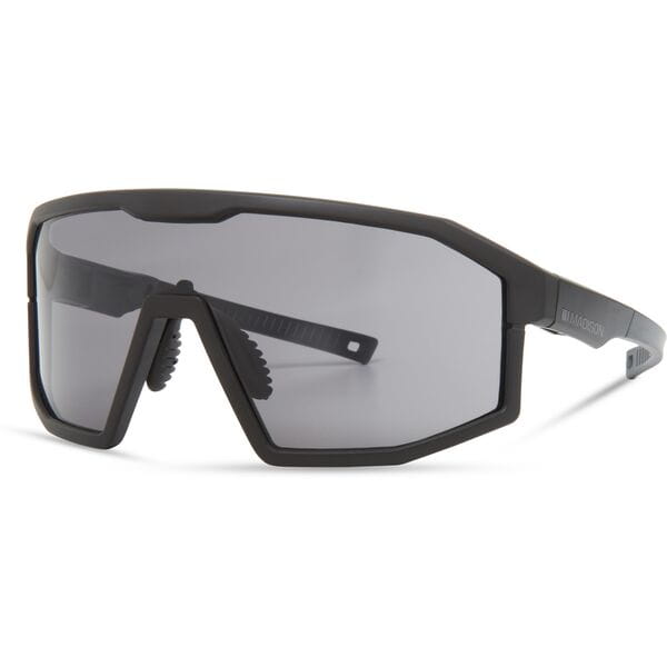 Enigma Matt Black Sunglasses - 3 Lens pack - Black Mirror / Amber / Clear