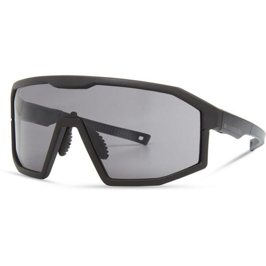 Enigma Matt Black Sunglasses - 3 Lens pack - Black Mirror / Amber / Clear