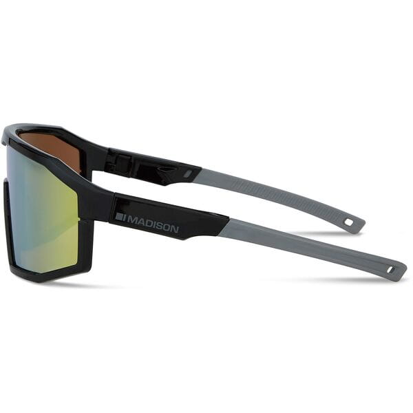 Enigma Sunglasses - gloss black / bronze mirror lens
