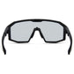 Enigma Matt Black Sunglasses - Clear Lens