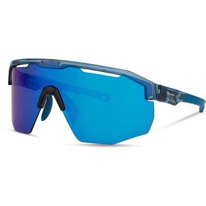 Cipher Sunglasses - 3 Lens pack - crystal gloss blue / blue mirror