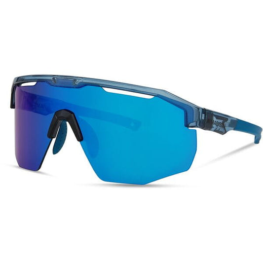 Cipher Sunglasses - 3 Lens pack - crystal gloss blue / blue mirror