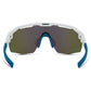 Cipher Sunglasses - gloss white / green mirror lens