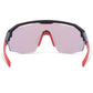 Cipher Sunglasses - gloss black / pink rose mirror lens