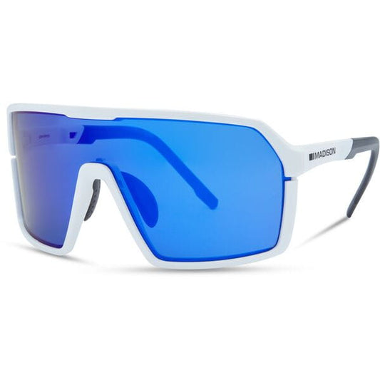 Crypto Sunglasses - 3 Lens pack - gloss white / blue mirror