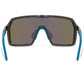 Crypto Sunglasses - crystal gloss smoke / green mirror lens