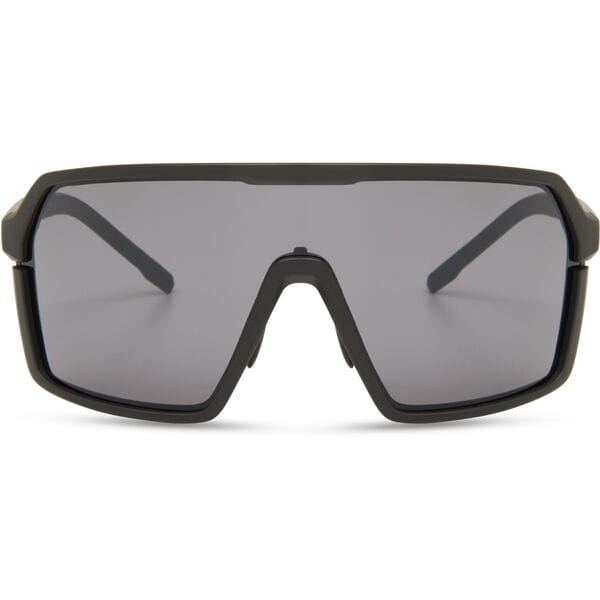 Crypto Matt Black Sunglasses - Black Mirror Lens