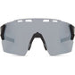 Stealth Sunglasses - matt black / silver mirror lens