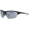 Mission Matt Black Sunglasses - Silver Mirror Lens