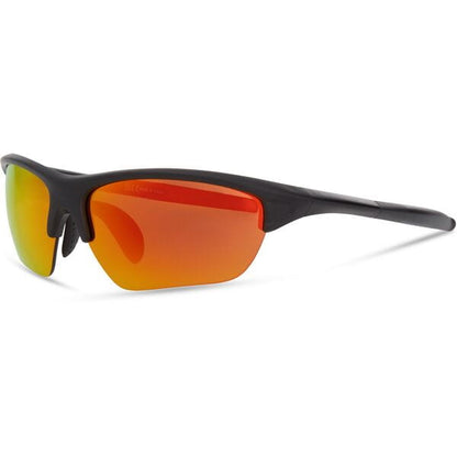 Mission Matt Black Sunglasses - Fire Mirror Lens