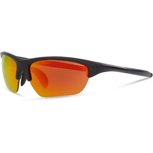 Mission Matt Black Sunglasses - Fire Mirror Lens