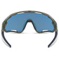 Code Breaker Sunglasses - midnight green / purple mirror lens