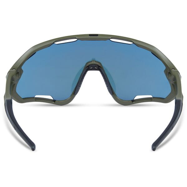Code Breaker Sunglasses - midnight green / purple mirror lens