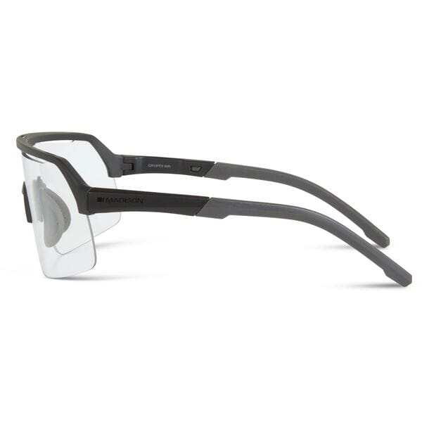 Crypto Air Matt Black Sunglasses - Clear Lens
