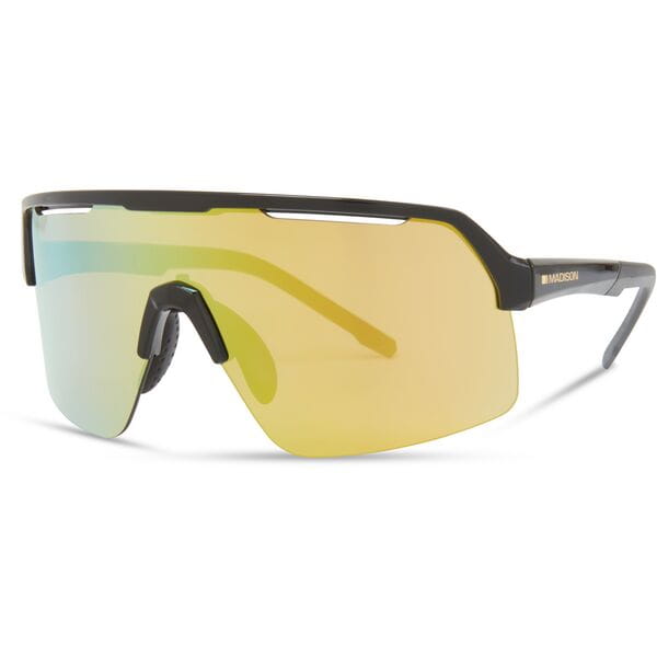 Crypto Air Gloss Black Sunglasses - Bronze Mirror Lens