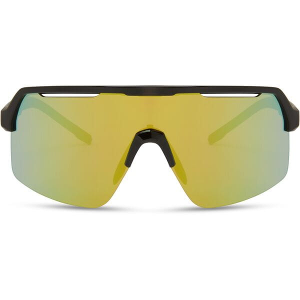 Crypto Air Gloss Black Sunglasses - Bronze Mirror Lens