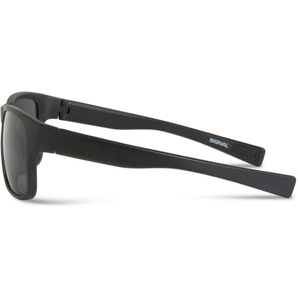 Signal Matt Black Sunglasses - Black Mirror Lens