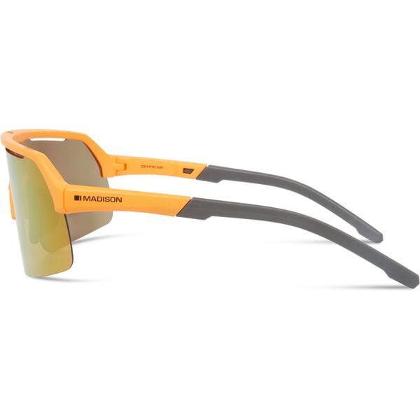 Crypto Air Mango Orange Sunglasses - 3 Lens Pack - Fire Mirror / Amber / Clear