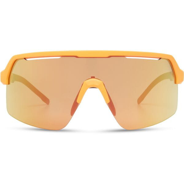 Crypto Air Mango Orange Sunglasses - 3 Lens Pack - Fire Mirror / Amber / Clear