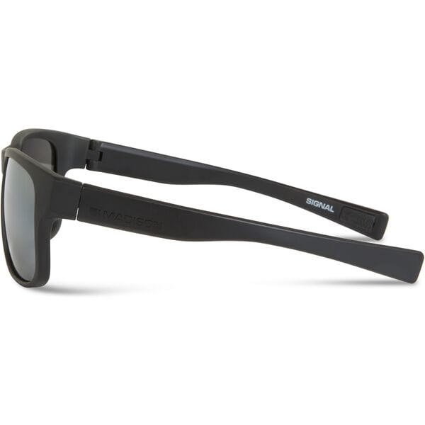 Signal Sunglasses - 3 lens pack - matt black / silver mirror - polarised