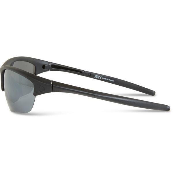 Mission Sunglasses - 3 lens pack - matt black / silver mirror - polarised