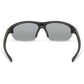 Mission Sunglasses - 3 lens pack - matt black / silver mirror - polarised