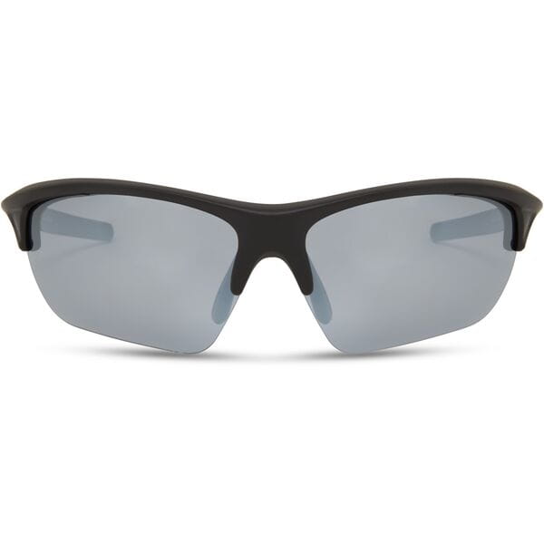 Mission Sunglasses - 3 lens pack - matt black / silver mirror - polarised