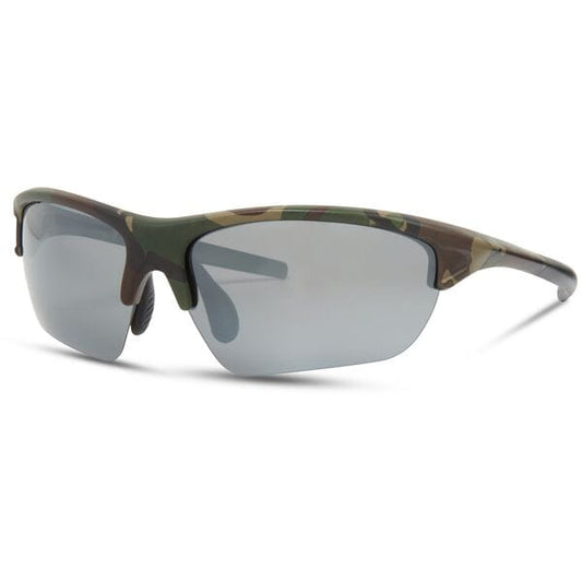 Mission Sunglasses - 3 lens pack - green camo / silver mirror - polarised