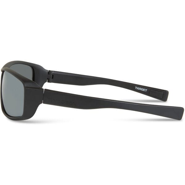 Target Sunglasses - 3 lens pack - matt black / silver mirror - polarised