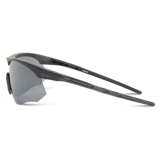 Shields Sunglasses - 3 lens pack - matt black / silver mirror - polarised