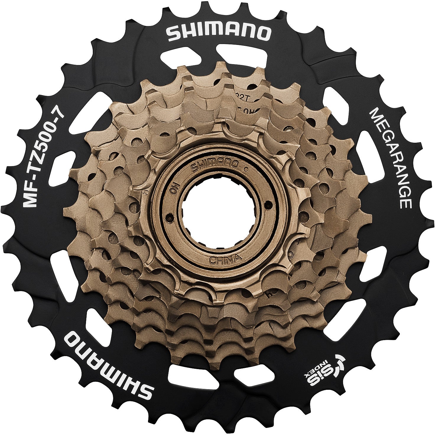 MF-TZ500 7-speed multiple freewheel, 14-34 tooth Shimano