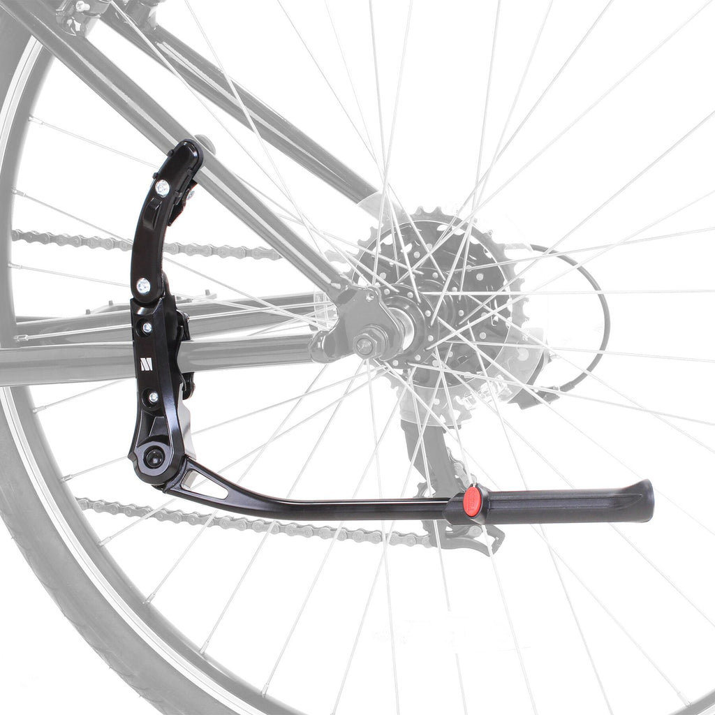 Essential kickstand, 24-29 inch, chainstay/seatstay mount 20kg, black