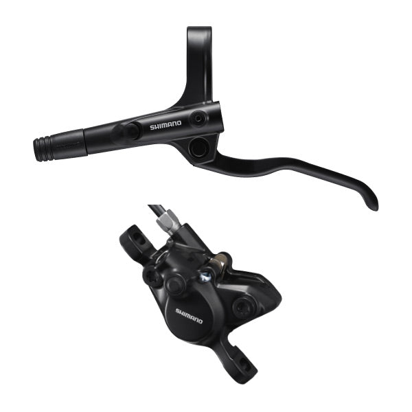 BR-MT200 / BL-MT200 bled brake lever/post mount calliper, black, rear left