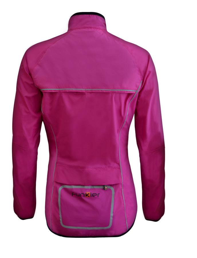Funkier Storm WJ-1403 Ladies Waterproof Jacket in Pink X-Small