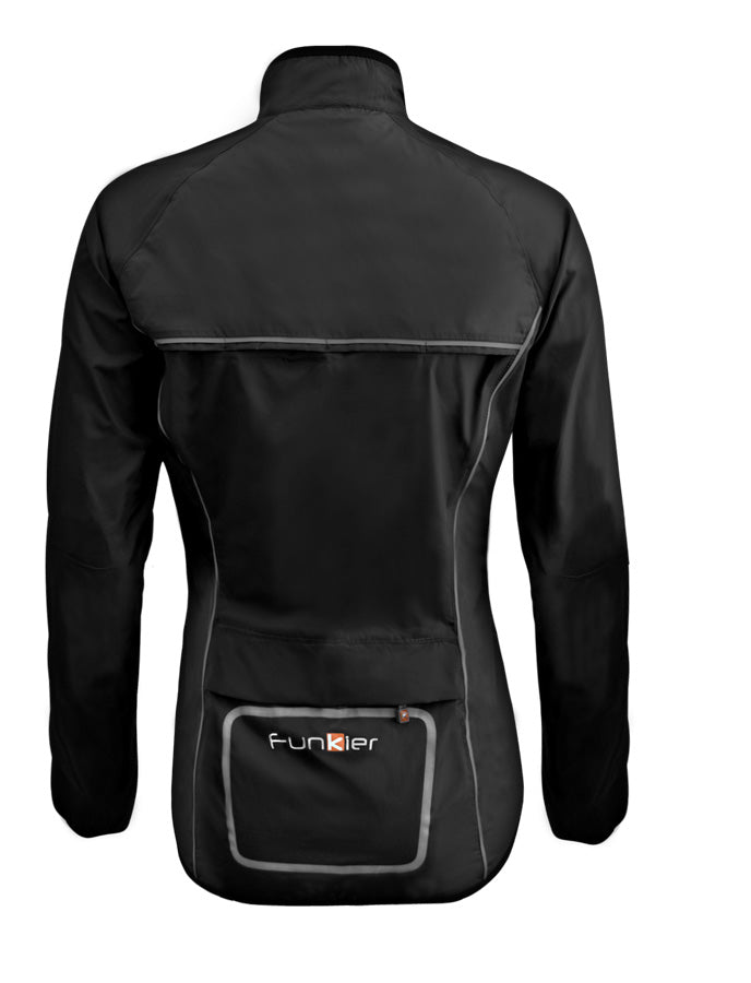 Funkier Storm WJ-1403 Ladies Waterproof Jacket in Black