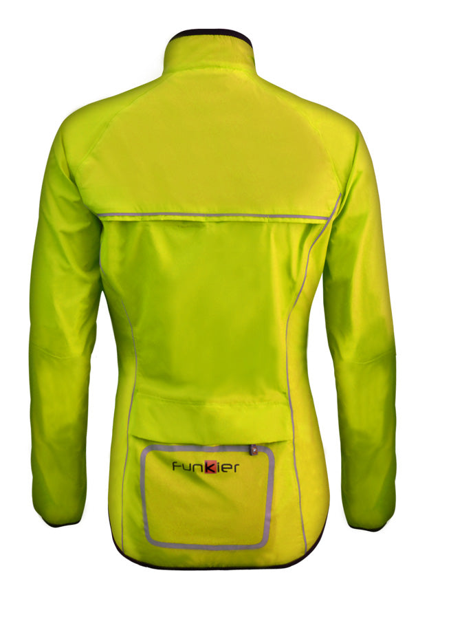 Funkier Storm WJ-1403 Ladies Waterproof Jacket in Yellow