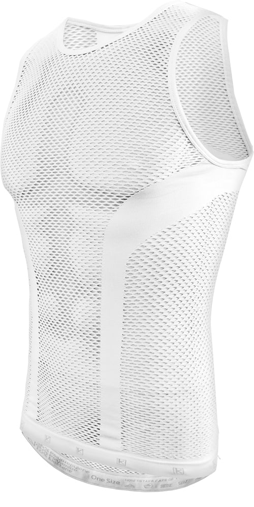 Funkier Vesta Gents Pro Summer Lightweight Baselayer in White (ST-1100)