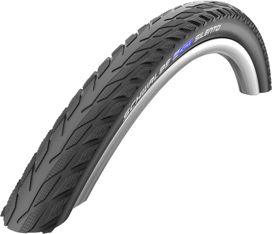 Schwalbe Silento Kevlar Guard Sbc Compound Rigid Tyre In Black/Reflex