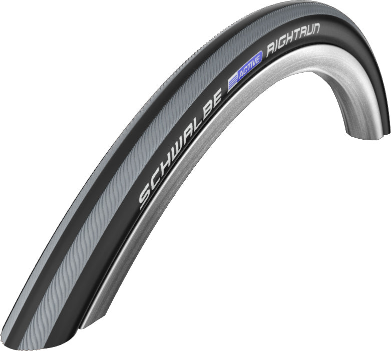Schwalbe Right Run Kevlar Guard Black'n Roll Compound Rigid in Grey/Black 24 x 1.00" - 25-540