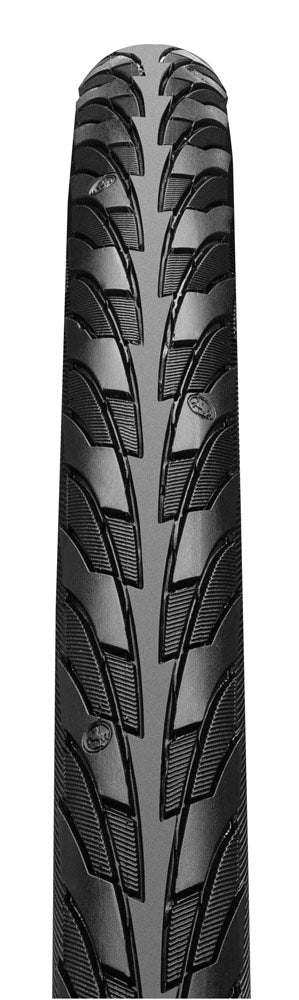 Continental Contact City/Trekking Tyre in Black/Reflex (Rigid)
