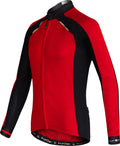 Funkier Talana Gents Active Long Sleeve Jersey in Red/Black (J-730-LW) Small