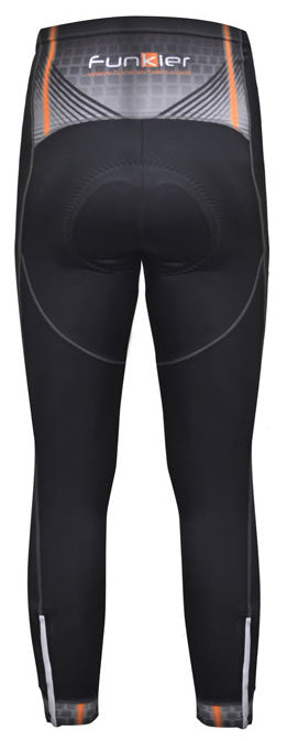 Funkier Polar Active Thermal Microfleece Full Length Tights in Black (S-302-W-B14)